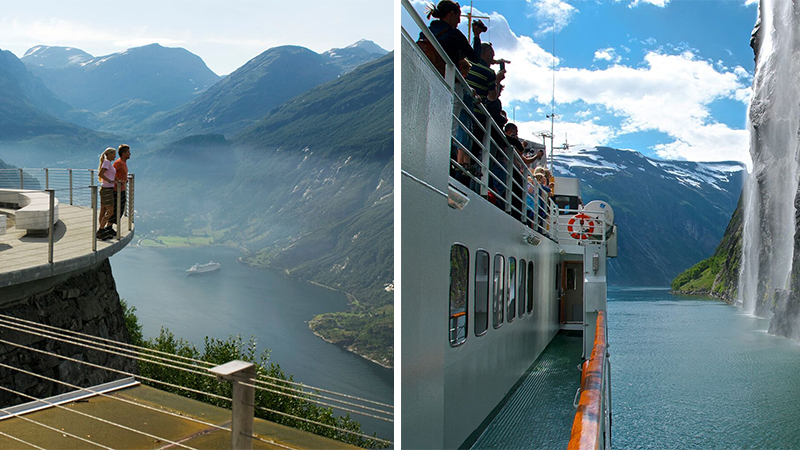 Trollstigen och Geirangerfjorden